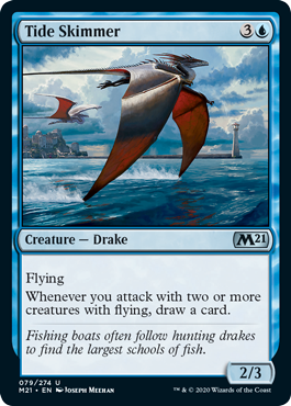 Tide Skimmer (Magic 2021 Core Set) Medium Play