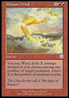 Volcanic Wind (Mercadian Masques) Light Play