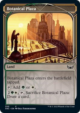 Botanical Plaza (Showcase) (Streets of New Capenna) Near Mint Foil