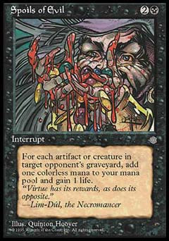 Spoils of Evil (Ice Age) Medium Play