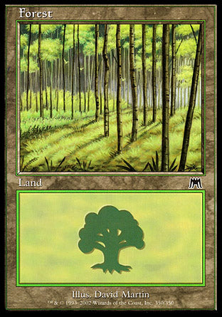 Forest (350) (Onslaught) Medium Play