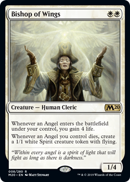 Bishop of Wings (Magic 2020 Core Set) Near Mint