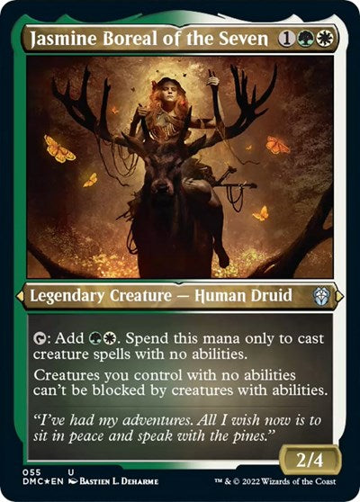 Jasmine Boreal of the Seven (Foil Etched) (Commander: Dominaria United) Light Play Foil