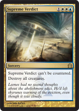 Supreme Verdict (Return to Ravnica) Medium Play