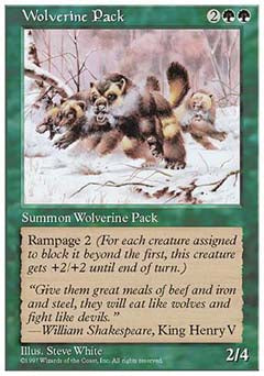 Wolverine Pack (5th Edition) Medium Play