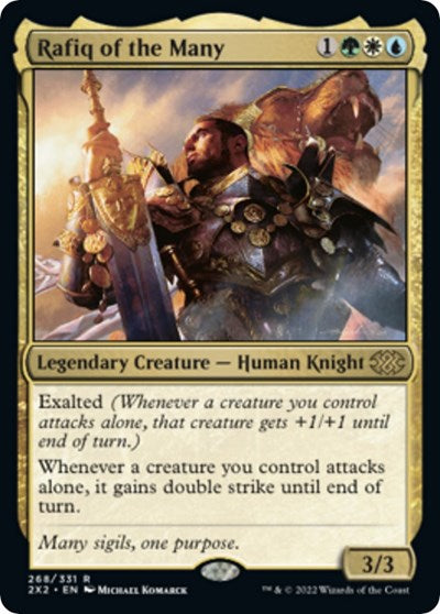 Rafiq of the Many (Double Masters 2022) Light Play
