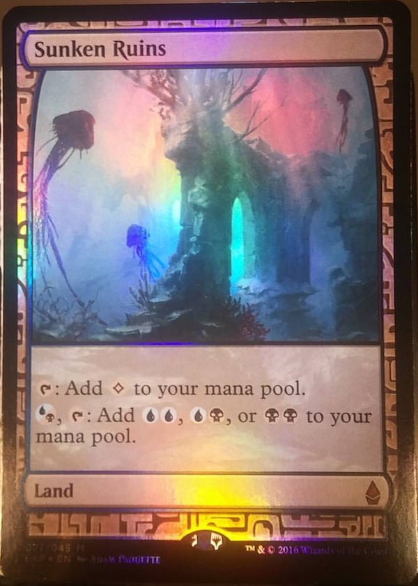 Sunken Ruins (Zendikar Expeditions) Light Play Foil