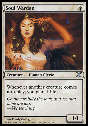 Soul Warden (10th Edition) Light Play