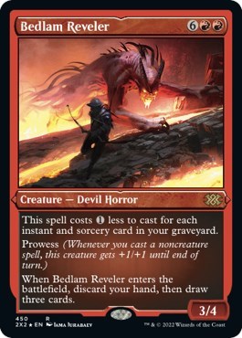 Bedlam Reveler (Foil Etched) (Double Masters 2022) Near Mint Foil