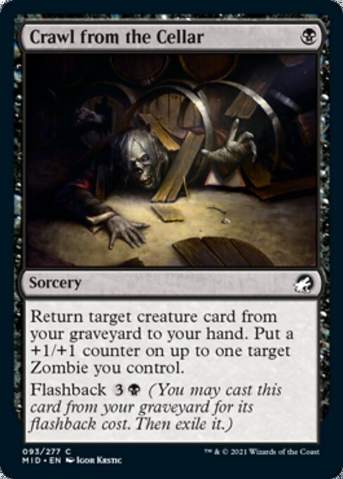 Crawl from the Cellar (Innistrad: Midnight Hunt) Near Mint