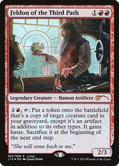 Feldon of the Third Path (Promos: Judge) Medium Play Foil