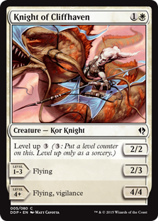 Knight of Cliffhaven (Duel Decks: Zendikar vs Eldrazi) Medium Play