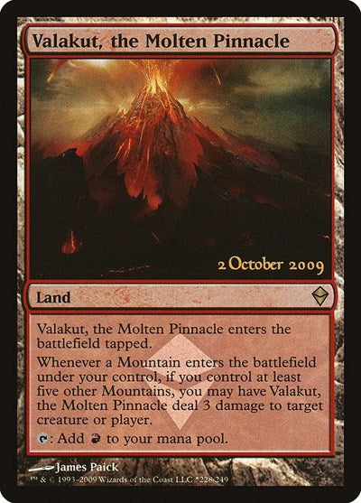 Valakut, the Molten Pinnacle (Promos: Launch Party and Release Event) Near Mint Foil