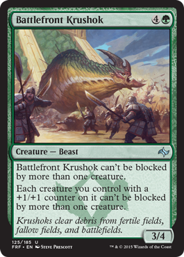 Battlefront Krushok (Fate Reforged) Near Mint Foil