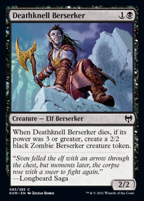 Deathknell Berserker (Kaldheim) Light Play