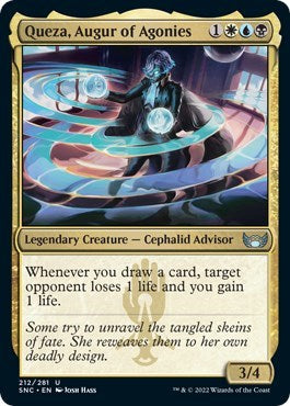 Queza, Augur of Agonies (Streets of New Capenna) Near Mint Foil