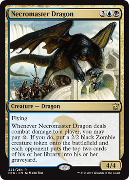 Necromaster Dragon (Dragons of Tarkir) Near Mint