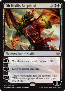 Ob Nixilis Reignited (Duel Decks: Nissa vs Ob Nixilis) Near Mint Foil
