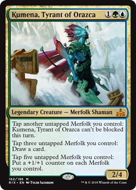 Kumena, Tyrant of Orazca (Rivals of Ixalan) Near Mint Foil