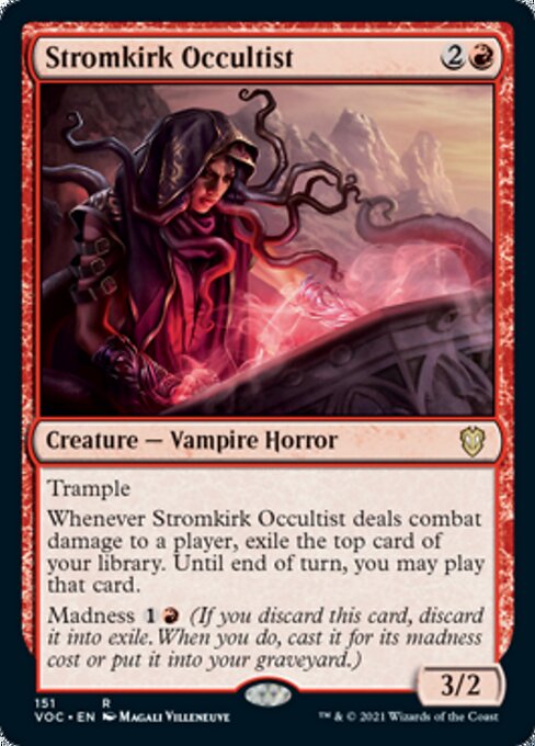 Stromkirk Occultist (Commander 2021 Crimson Vow) Light Play