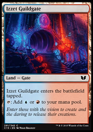 Izzet Guildgate (Commander 2015) Medium Play