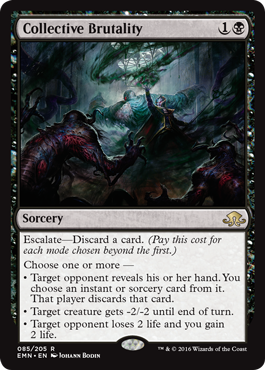 Collective Brutality (Eldritch Moon) Medium Play Foil