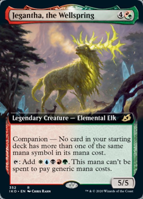 Jegantha The Wellspring (Extended Art) (Ikoria: Lair of Behemoths) Near Mint Foil