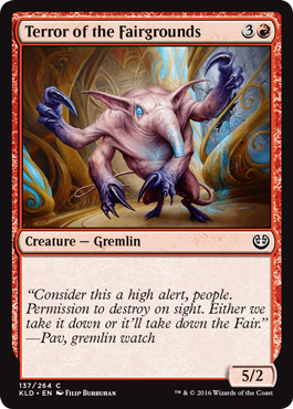 Terror of the Fairgrounds (Kaladesh) Medium Play