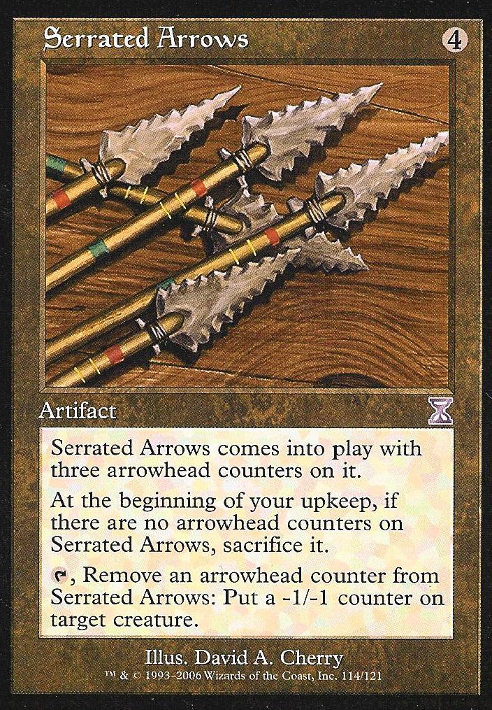 Serrated Arrows (Time Spiral Time Shifted) Heavy Play