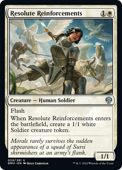 Resolute Reinforcements (Dominaria United) Light Play