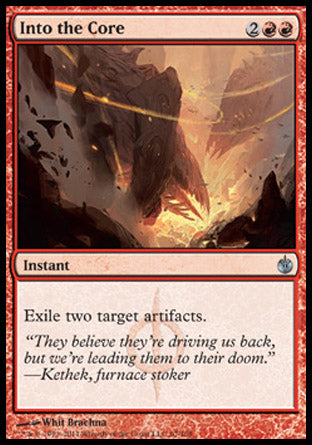 Into the Core (Mirrodin Besieged) Medium Play