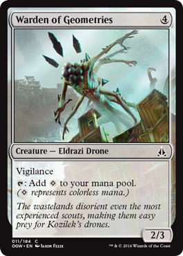 Warden of Geometries (Oath of the Gatewatch) Near Mint