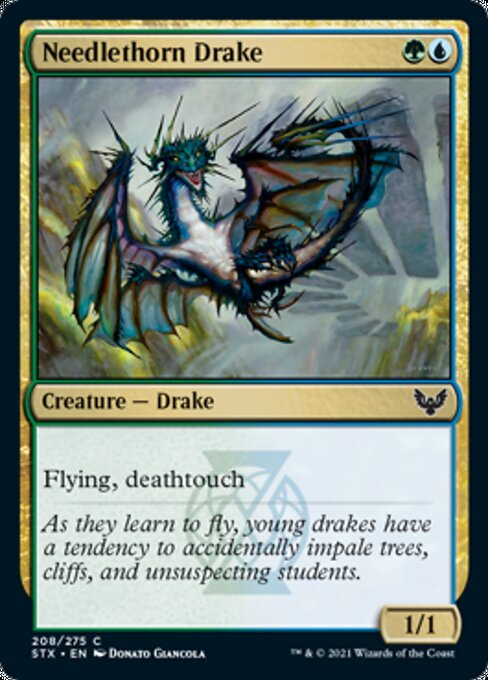 Needlethorn Drake (Strixhaven) Near Mint Foil