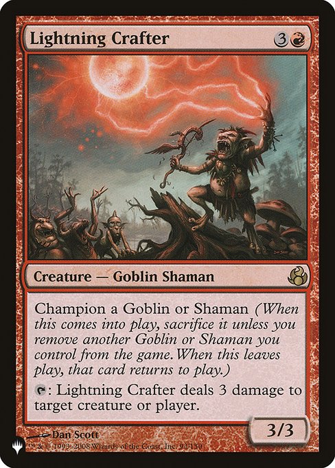 Lightning Crafter (The List) Near Mint