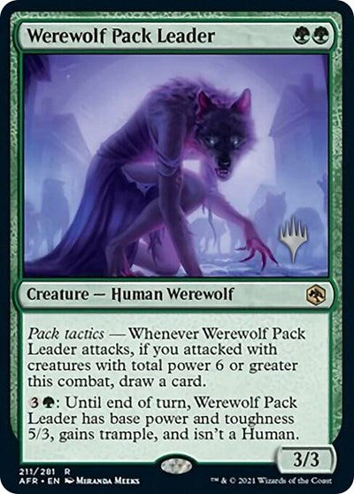 Werewolf Pack Leader (Promo Pack: Adventures in the Forgotten Realms) Light Play Foil