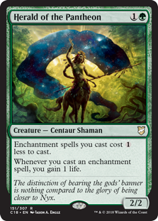 Herald of the Pantheon (Commander 2018) Near Mint