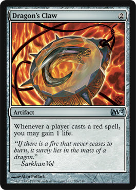 Dragon's Claw (Magic 2012 Core Set) Medium Play