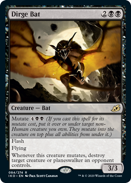 Dirge Bat (Ikoria: Lair of Behemoths) Near Mint