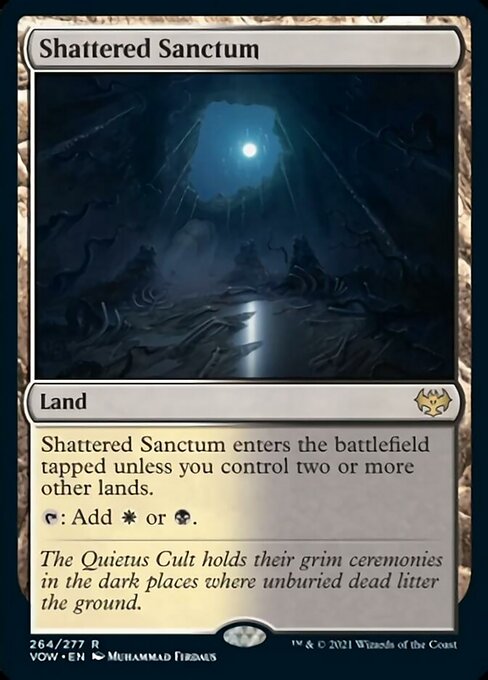Shattered Sanctum (Innistrad: Crimson Vow) Light Play Foil