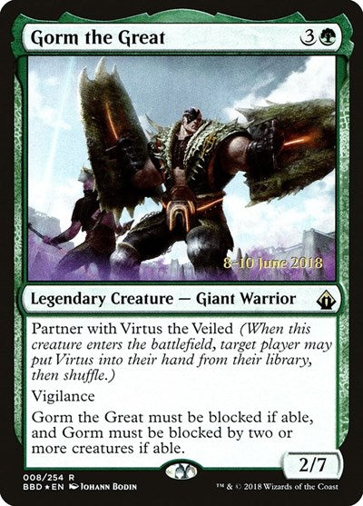 Gorm the Great (Promos: Launch Party and Release Event) Near Mint Foil