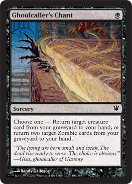 Ghoulcaller's Chant  (Innistrad) Light Play