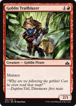 Goblin Trailblazer (Rivals of Ixalan) Medium Play