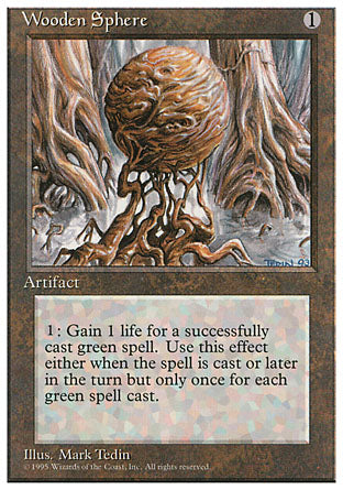 Wooden Sphere (4th Edition) Near Mint