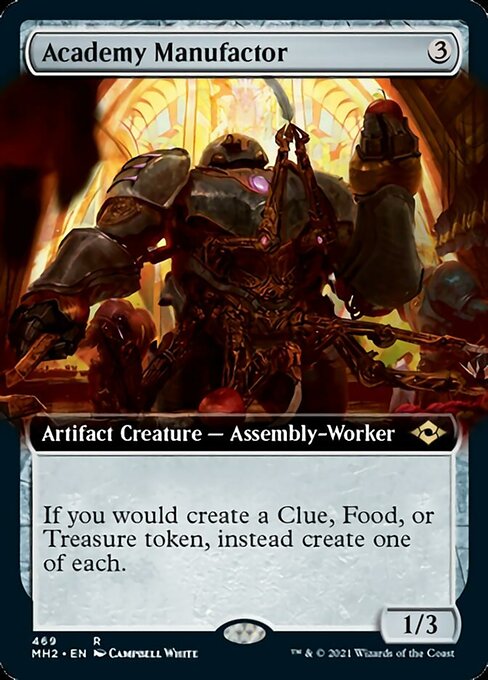Academy Manufactor (Extended Art) (Modern Horizons 2) Near Mint Foil