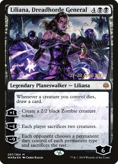 Liliana, Dreadhorde General (Promos: Prerelease Cards) Near Mint Foil