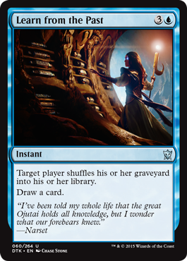 Learn from the Past (Dragons of Tarkir) Near Mint Foil