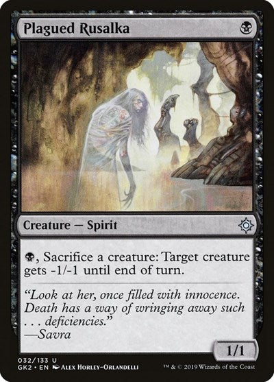 Plagued Rusalka (Ravnica Allegiance: Guild Kits) Near Mint