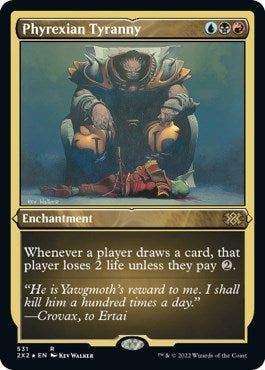 Phyrexian Tyranny (Foil Etched) (Double Masters 2022) Near Mint Foil