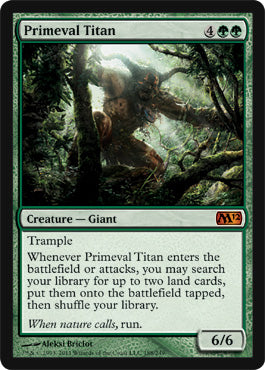 Primeval Titan (Magic 2012 Core Set) Medium Play