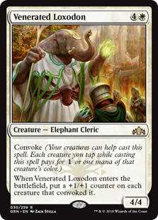 Venerated Loxodon (Guilds of Ravnica) Near Mint